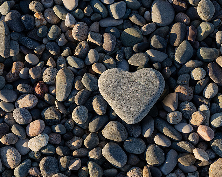 Smooth stone rocks