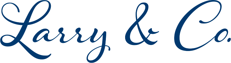 Larry co logo blue