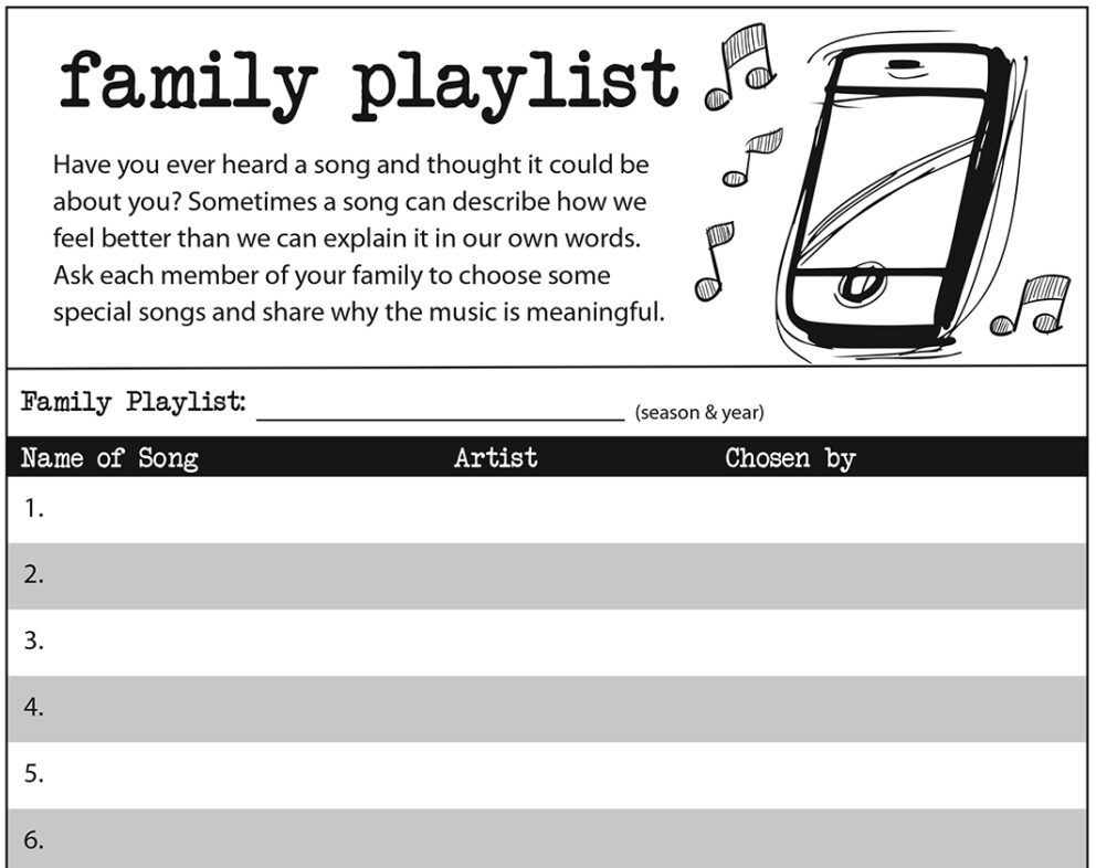 Create a Family Playlist